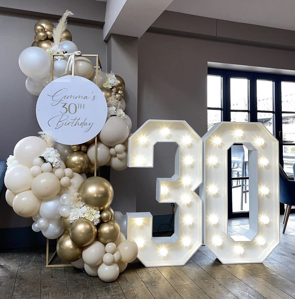 Custom signage and cutouts